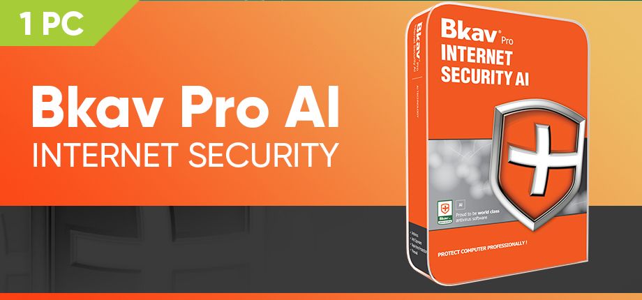 Bkav Pro Internet Security AI (1 PC - 1 năm)